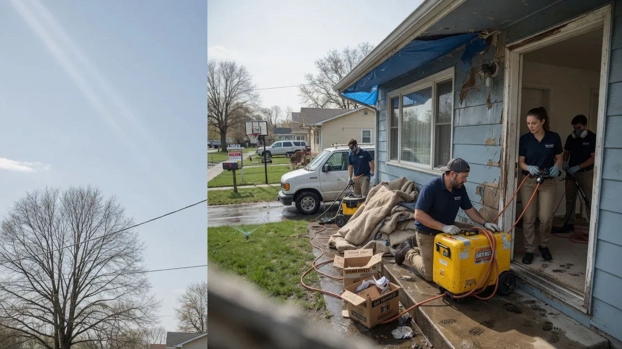 Basement Flood Cleanup in Andrews, IN near me